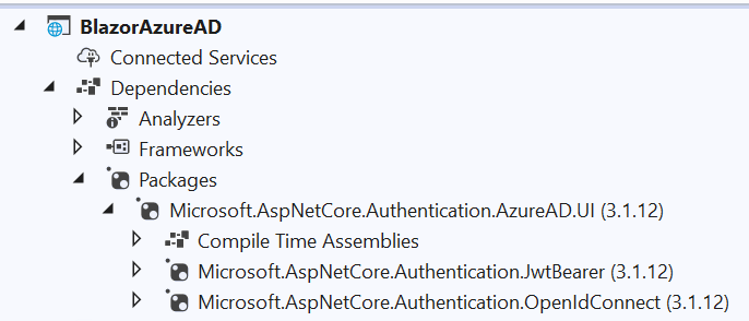 intégrer authentification Azure AD