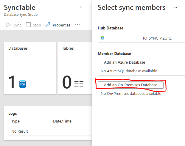 add on premises database