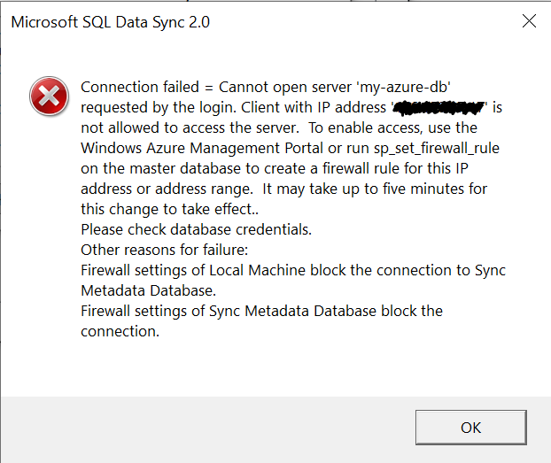acces to Azure SQL Server